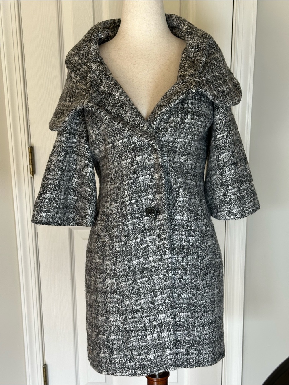 Free People Vintage Tweed Coat